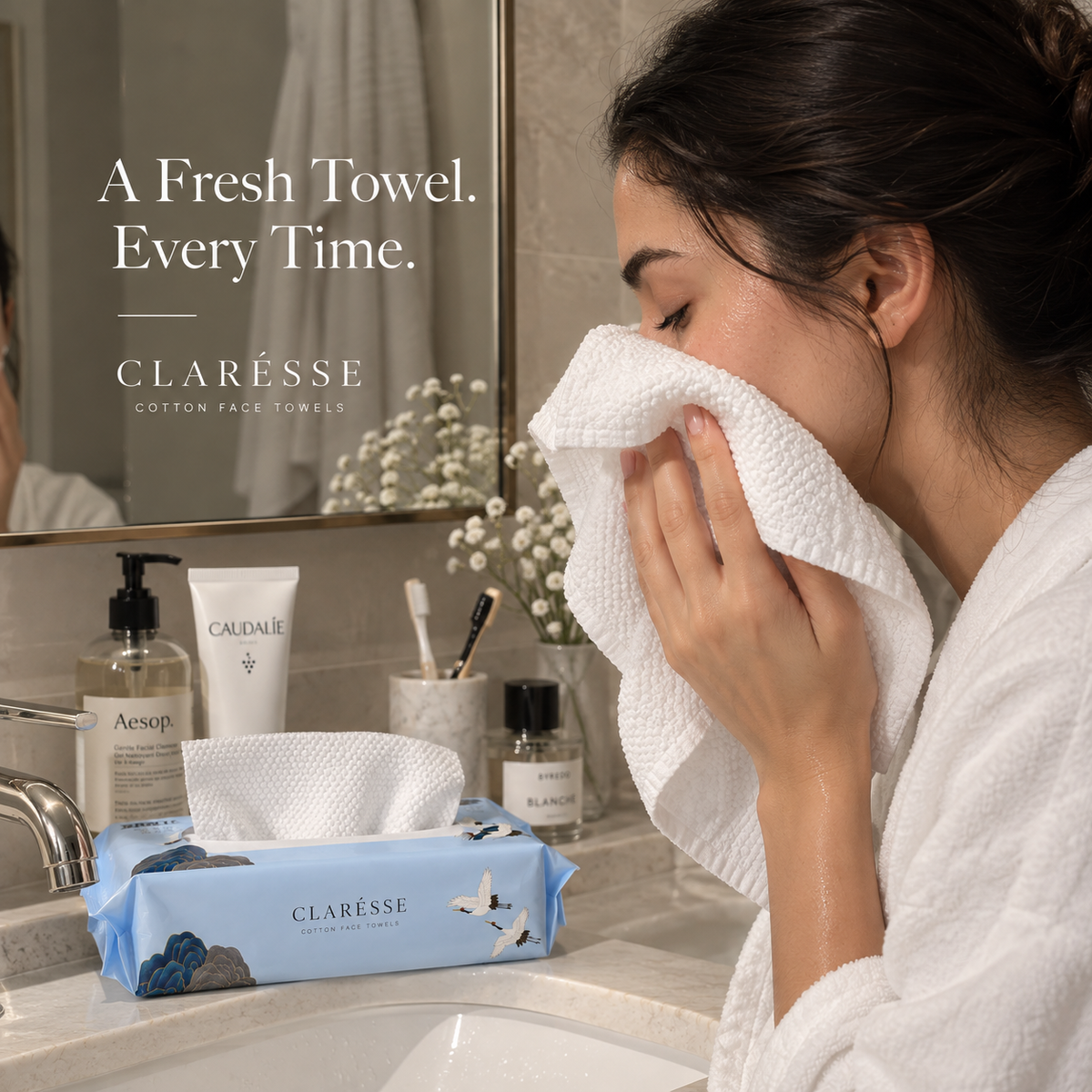 Clarésse Daily Face Towels